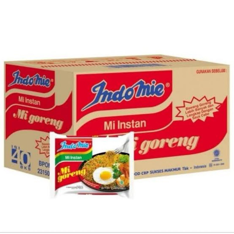 

Indomie goreng 86gram x40pcs (1dus)