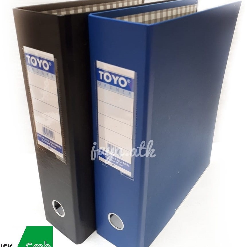 

KF7 GOJEK MAP ORDNER ODNER FOLIO TOYO 7 CM 2 LUBANG HITAM BIRU MAP DOKUMEN ARSIP ORDNER