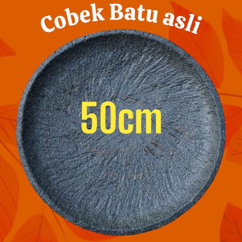 COBEK BATU ASLI PAHAT JUMBO BUAT GADO GADO 50CM