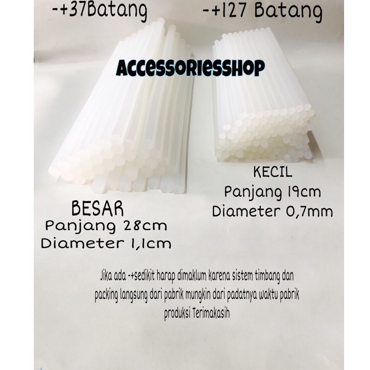 

Sale Lem bakar lem lilin kecil Tw T1KG