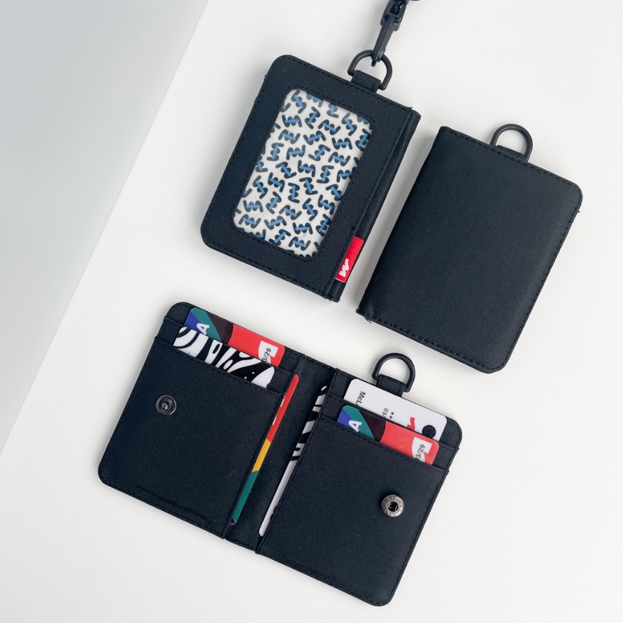 

Diskon ID Card Holder Kain Nametag Gantung Dompet Kartu Kalung Wanita Pria