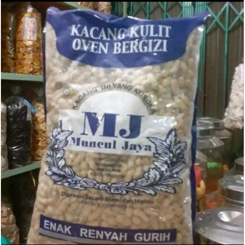 

KACANG KULIT OVEN 1KG ASIN GURIH RENYAH