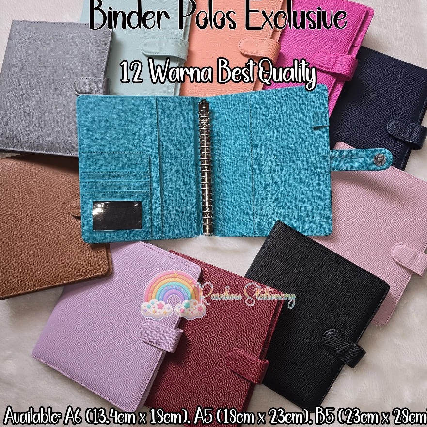 

Pilihan Binder Polos Exclusive Kulit Sintetis Pastel Ukuran A66holes A52holes dan B526holes