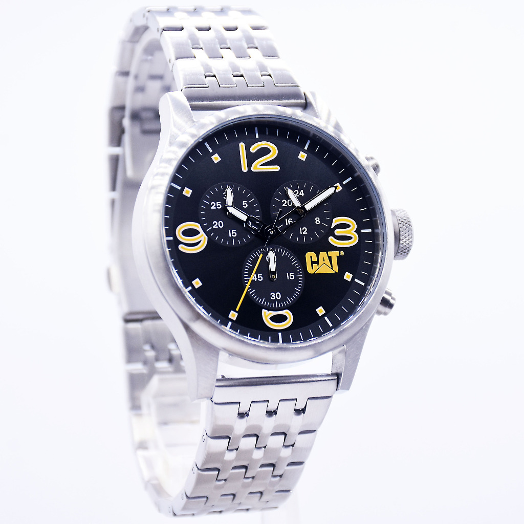 Jam Tangan Pria Caterpillar CAT QB.143.11.137 DIAM Chrono Original Garansi Resmi