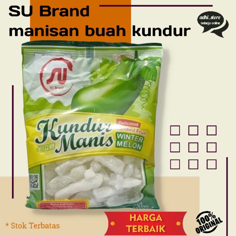 

Bestseller SU Brand Manisan Buah Kundur Tangkwe 25gr