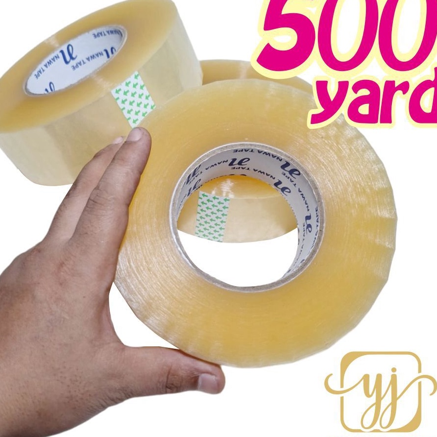

Termurah TAPE LAKBAN JUMBO BENING COKLAT PANJANG YARD