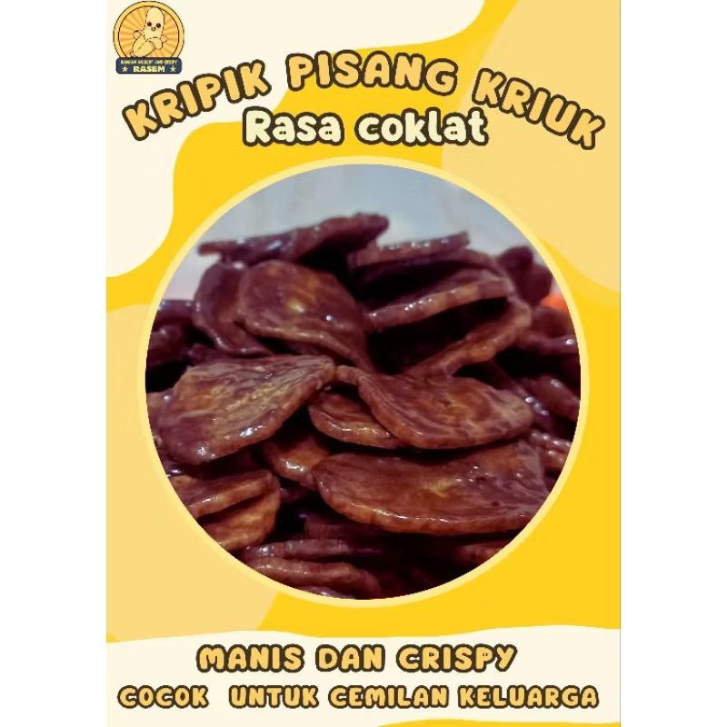 

KERIPIK PISANG KRIUK RASA COKLAT