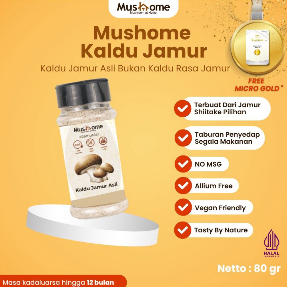 

NEW Kaldu Jamur Asli Botol Shiitake Mushome Rendah Kalori Lebih Sehat