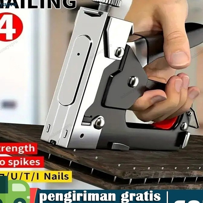 

KI3 Gratis 6 paku 4 In 1 Kuku Stapler Konsi Konsi Furnitur DIY Pelapis Pelapis Stapler Multifungsi Stapler Dekorasi Rumah Alat Pertukangan