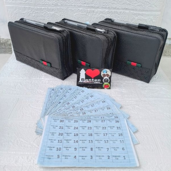 DOMPET AGENDA PROMISE KOSIPA HARIAN BAHAN KULIT SINTETIS