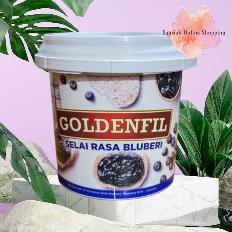 

Goldenfil Blueberry Jam 1Kg Selai Rasa Bluberi dengan Buah Asli Premium Viral Murah