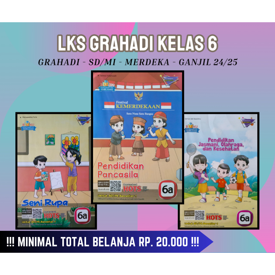 Buku LKS SEKAR KARTIKA SIMPATI MAHIR ZAMRUD CEMARA SD/MI Kelas 6 Merdeka Ganjil 2024/2025 - Original