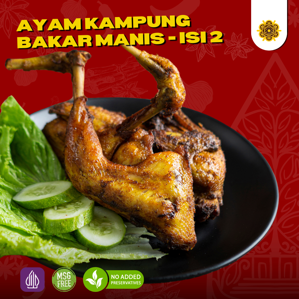 

Mama Angke Ayam Kampung Ungkep Bakar Manis Isi 2 Homemade Non MSG Non Pengawet Frozen Food