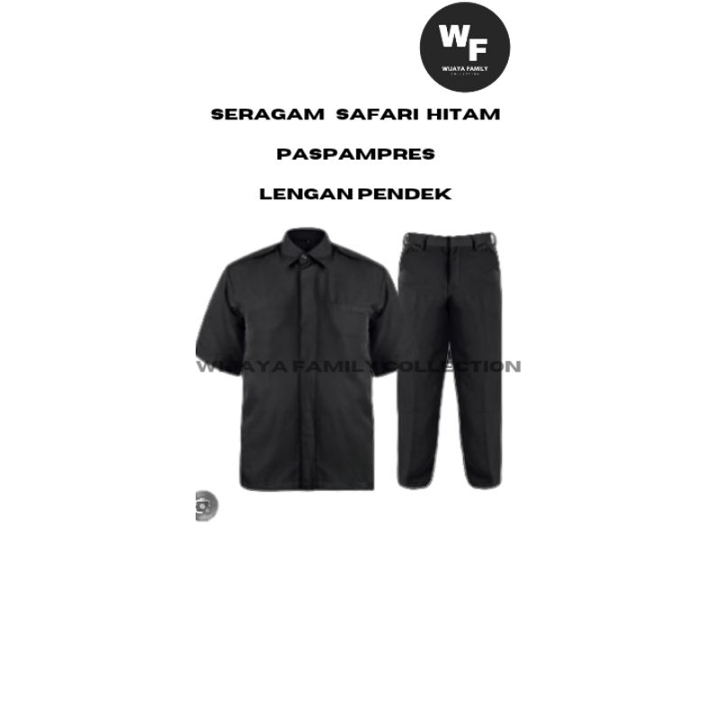 Seragam safari paspampres terbaru baju safari setelan safari security setelan safari satpam safari p