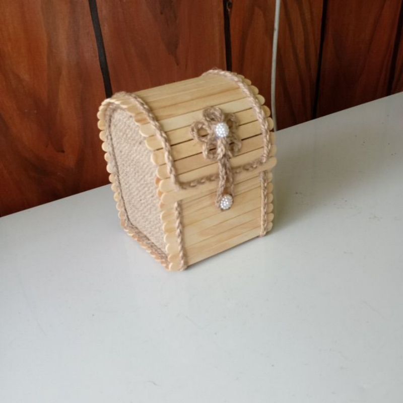 

kerajinan tangan prakarya kotak harta karun
