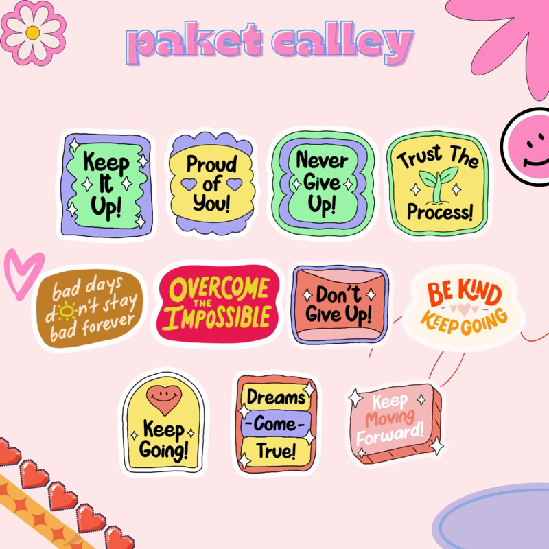 

STIKERDEPOK - PAKET CALLEY STIKER BOTOL STIKER LAPTOP STIKER DINDING STIKER LUCU STIKER BAGUS