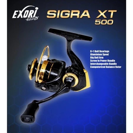 REEL EXORI SIGRA XT 500, EXORI ATOMIX 500