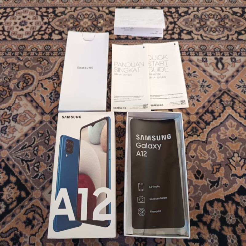 Dus Box Samsung A12 Original Asli Copotan