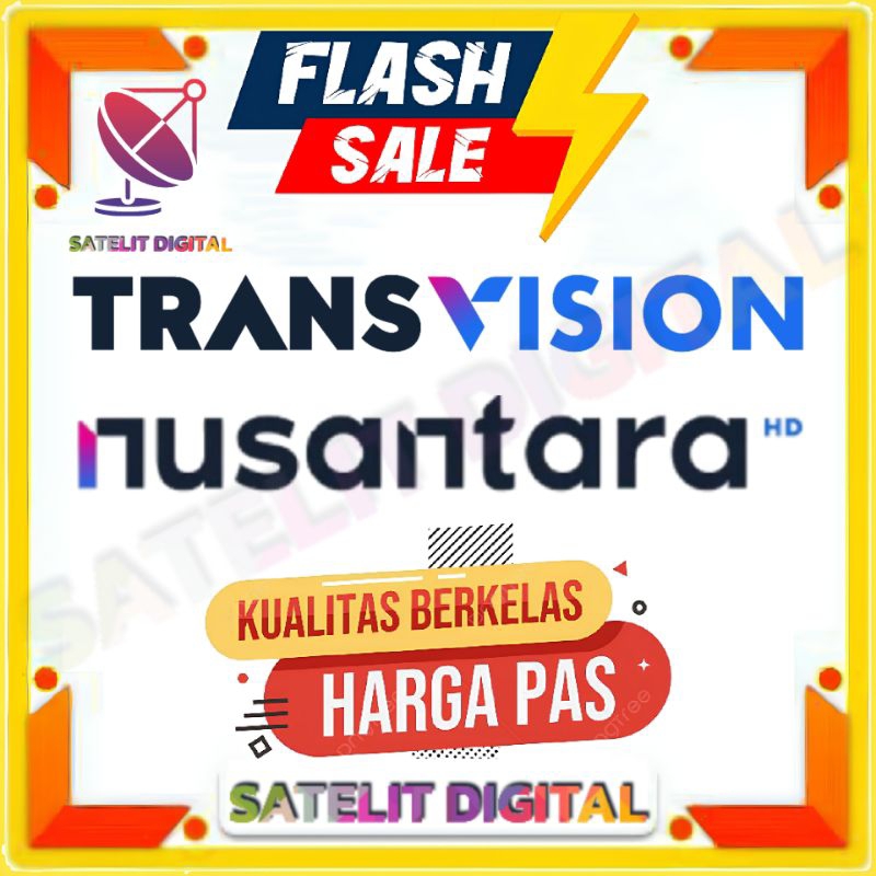 Paket TRANSVISION NUSANTARA HD 30 Hari