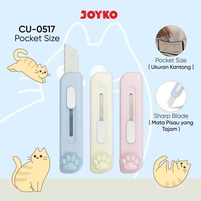 

Joyko CU-0517 Mini Cutter / Joyko Pemotong Mini Paw Cutter Kecil Lucu Murah