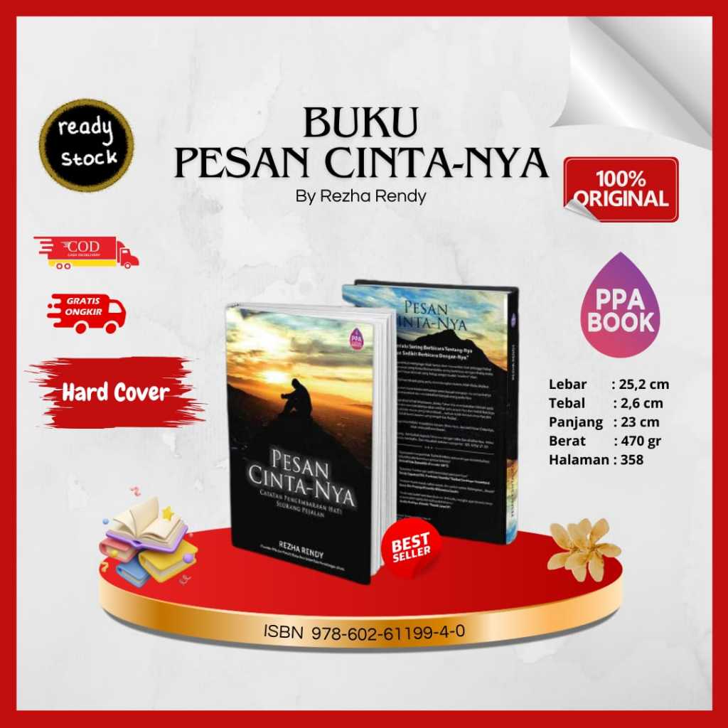Buku Pesan Cintanya 100% Original by Rezha Rendy PPA Book Institute Buku Bacaan Islami