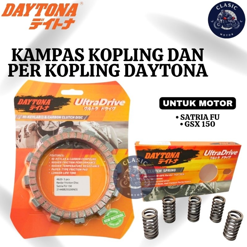 KAMPAS KOPLING KEVLAR DAYTONA SATRIA FU GSX SATRIA FU FI