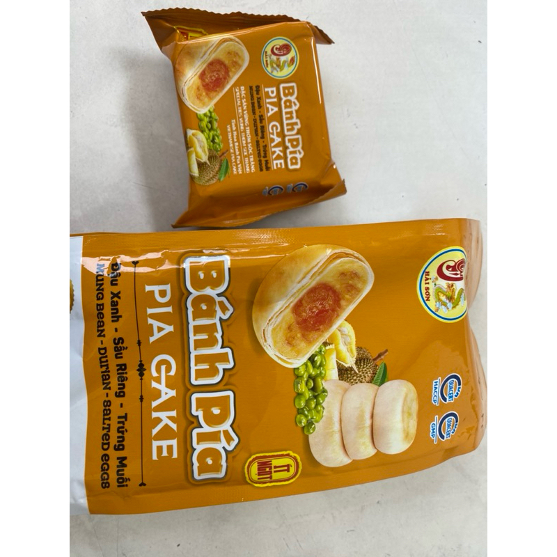 

vietnamese salted eggs durian mung bean Pia cake LESS SWEET/LESS SUGAR