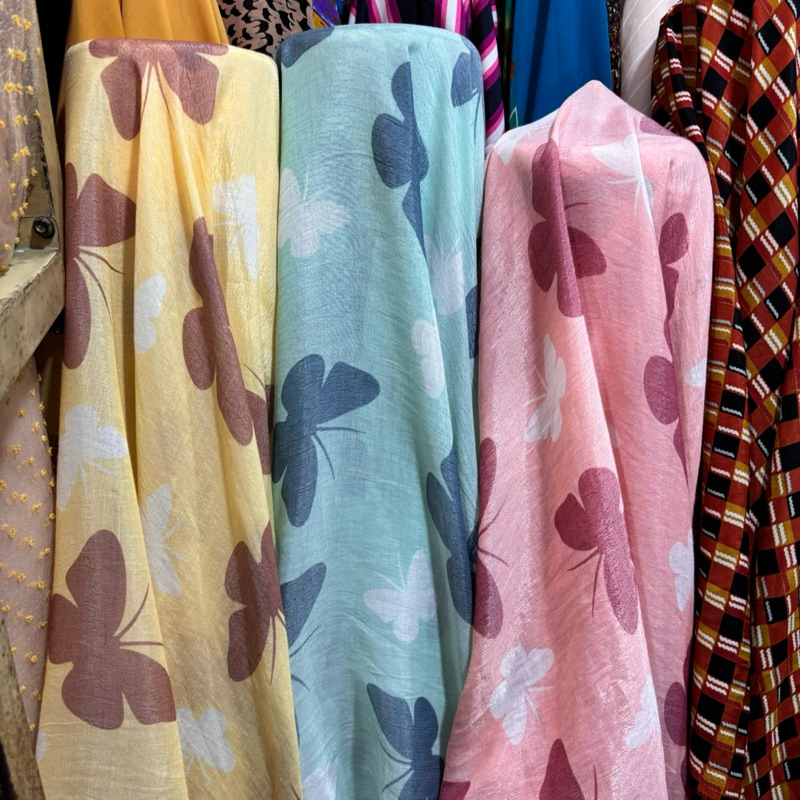 kain katun silky motif premium  // kain katun // kain bahan motif  // kain silky motif // kain motif