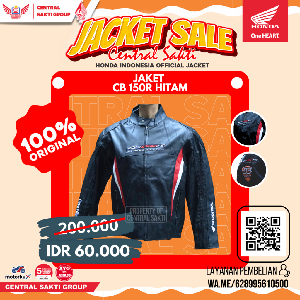 Jaket CB 150 R original honda