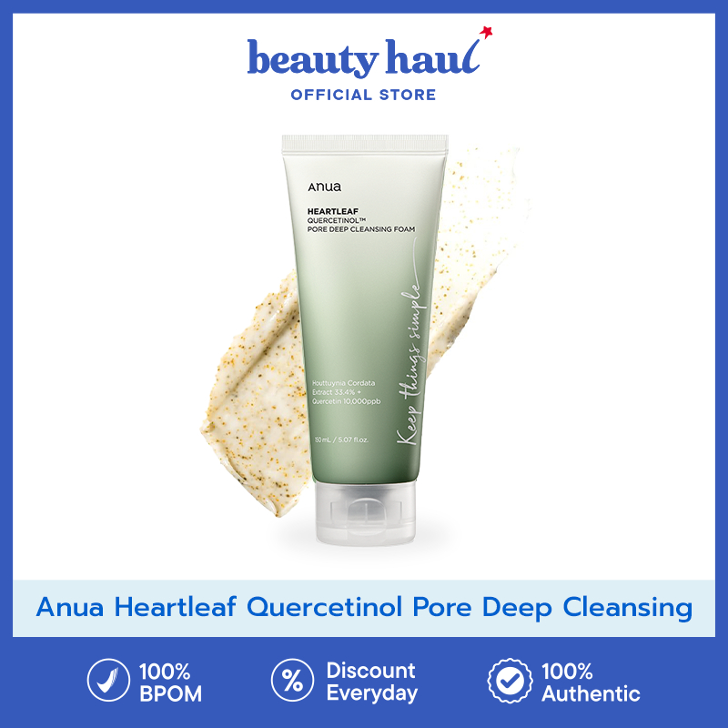ANUA HEARTLEAF QUERCETINOL PORE DEEP CLEANSING FOAM