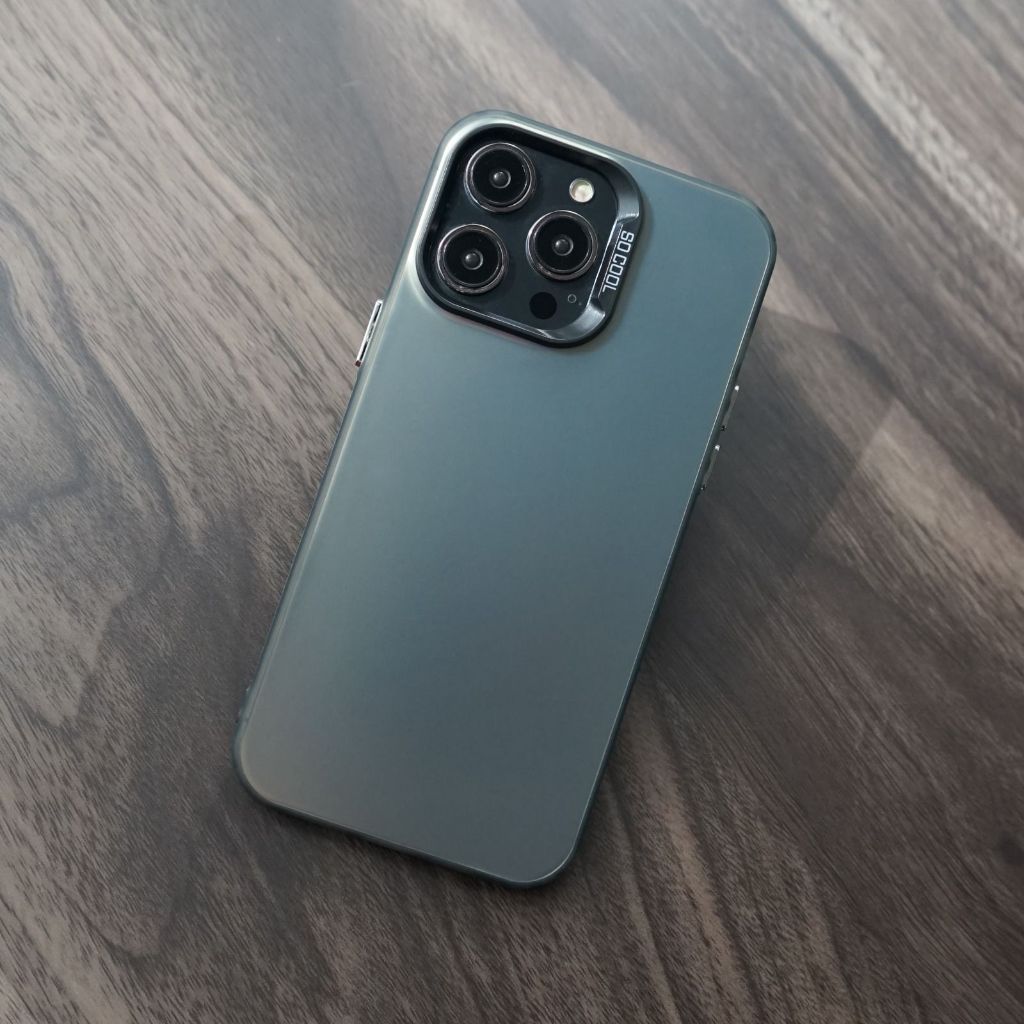 Case untuk IP IMD Black Premium  Casing IMD HOLOGRAM Polycarbonate Black premium Softcase Aethetic I
