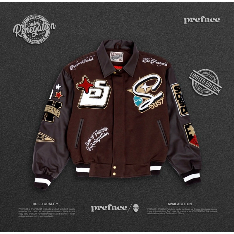 JACKET PREFACE VARSITY FLAWLESS RENEGATION