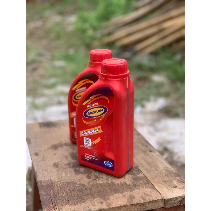 Oli Mesin Mesran Super 0,8L Original oli mesin motor mesran super original 0,8