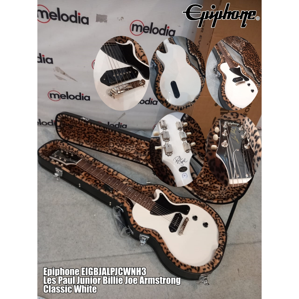 Epiphone Les Paul Junior Billie Joe Amrstrong Classic White (EIGBJALPJCWNH3)