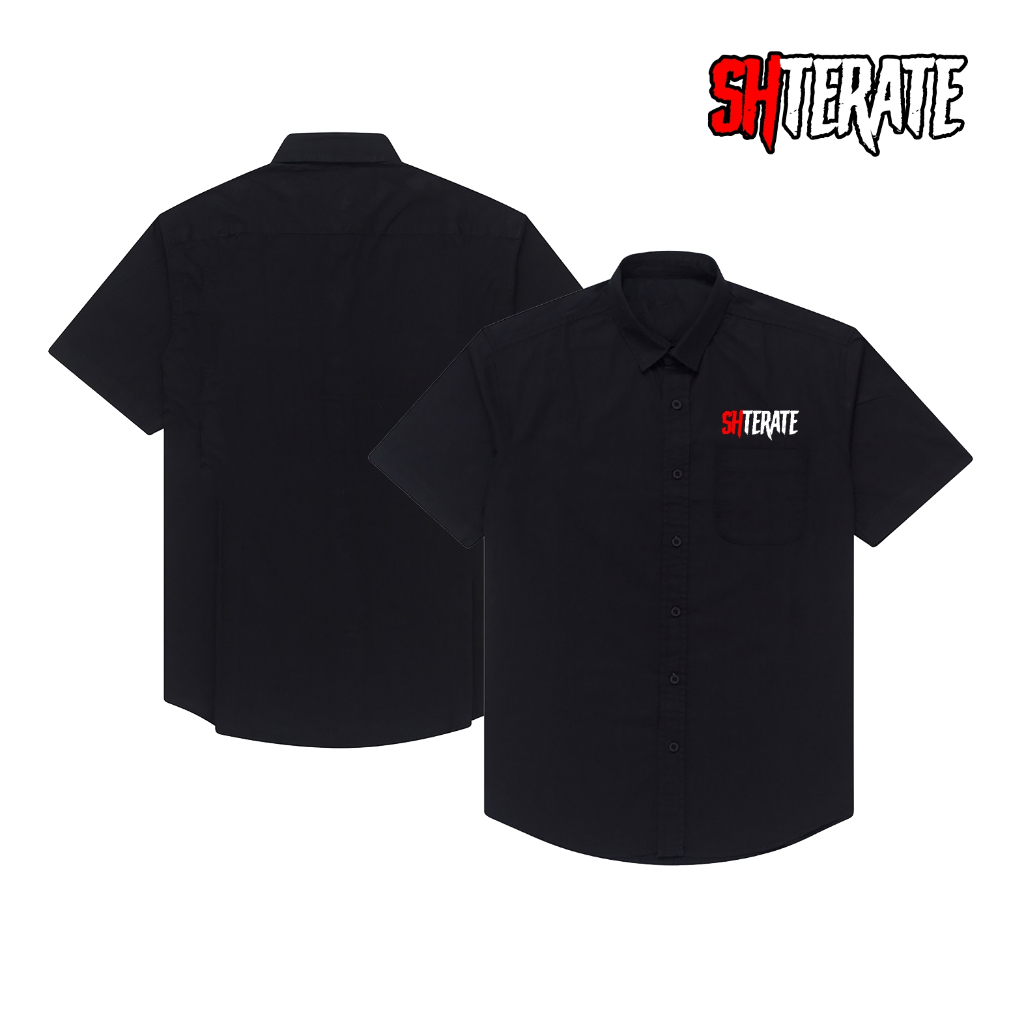 KEMEJA HEM SIMPLE KEREN KEKINIAN PSHT BAHAN ALUS ADEM TEBAL