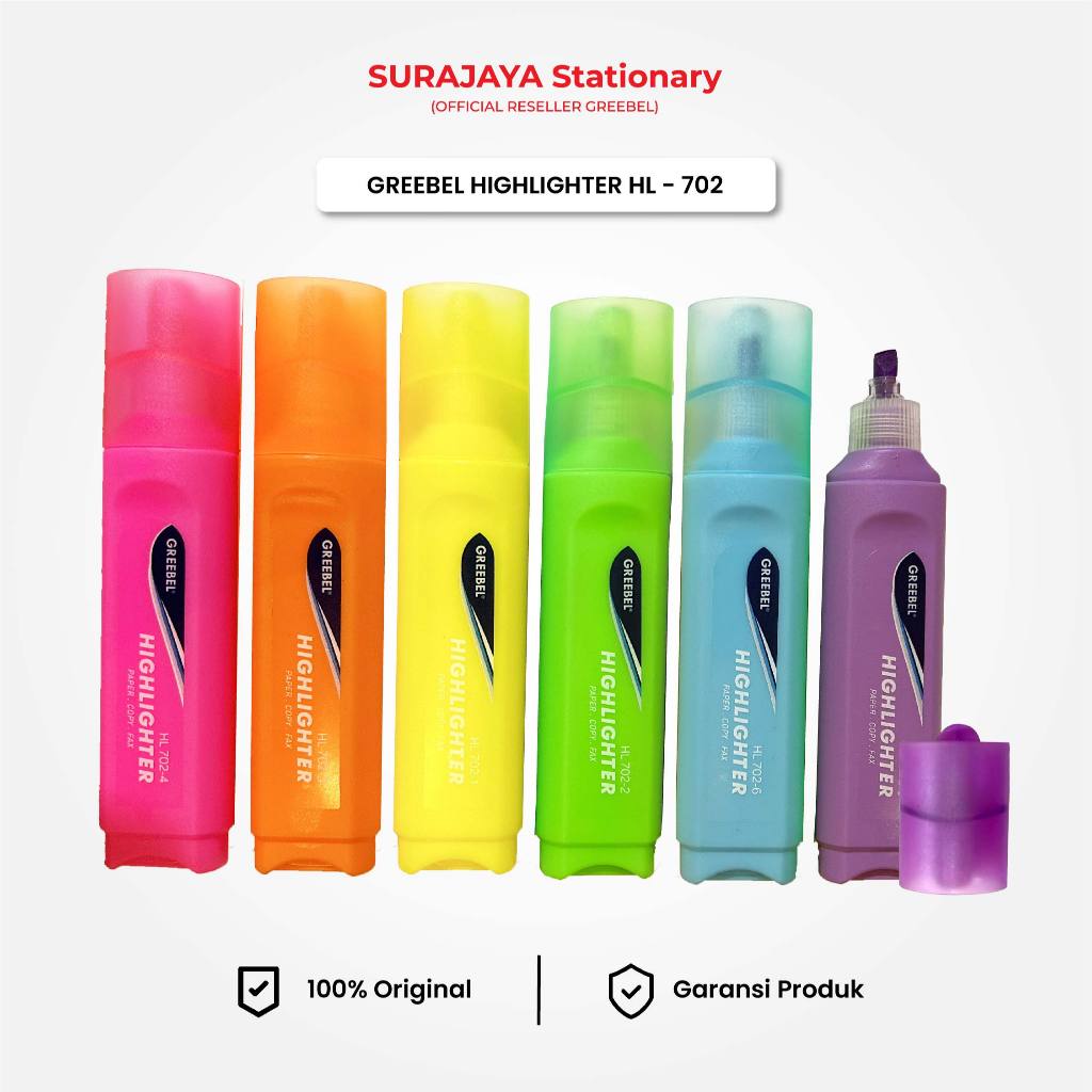 

Stabilo Pastel / Highlighter HL-702 Greebel / Stabilo Warna (PCS)