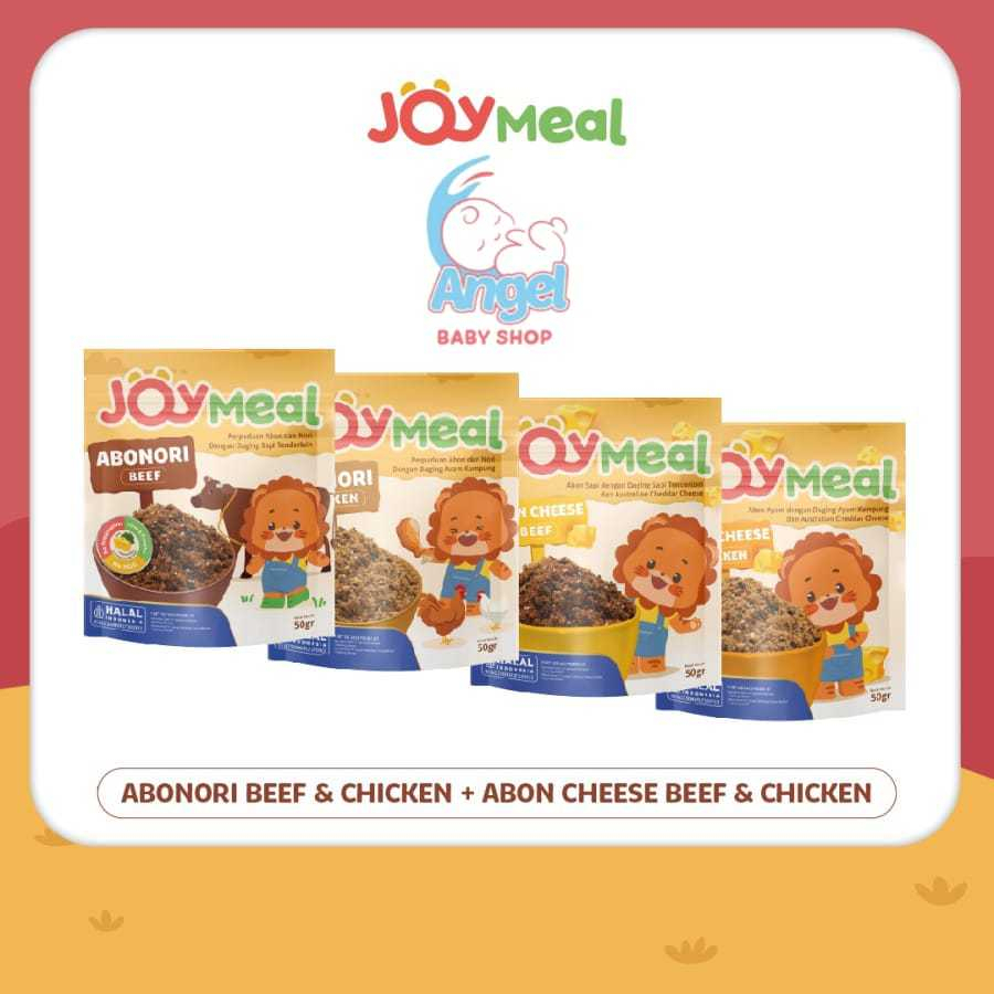 

JOY MEAL ABONORI BEEF 50GR / ABON CHEESE CHICKEN 50GR