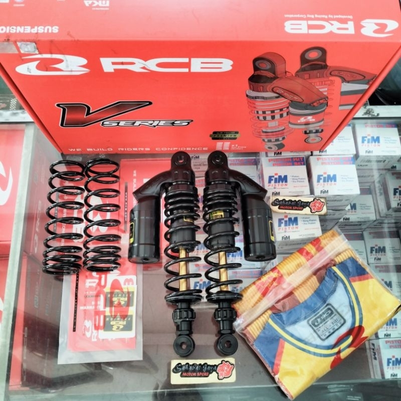 Shock Tabung RCB VS SERIES BLACK SERIES Rx King Supra X 125 Revo Tiger Kharisma Shogun Smash Blade 3