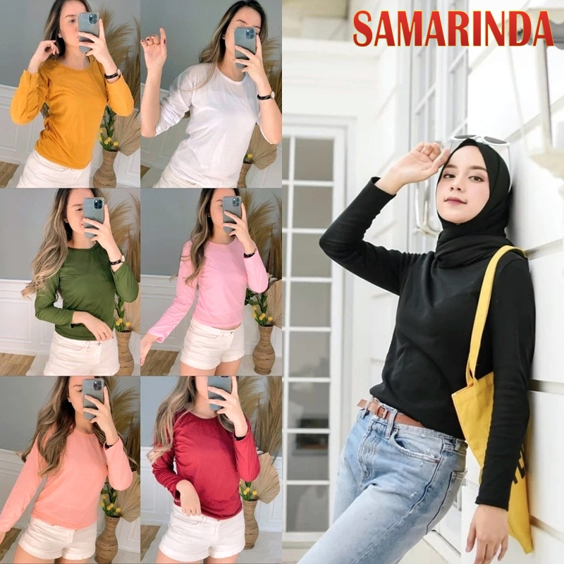 MANSET KAOS Inner Oblong Standar Manset Baju Daleman Wanita Samarinda