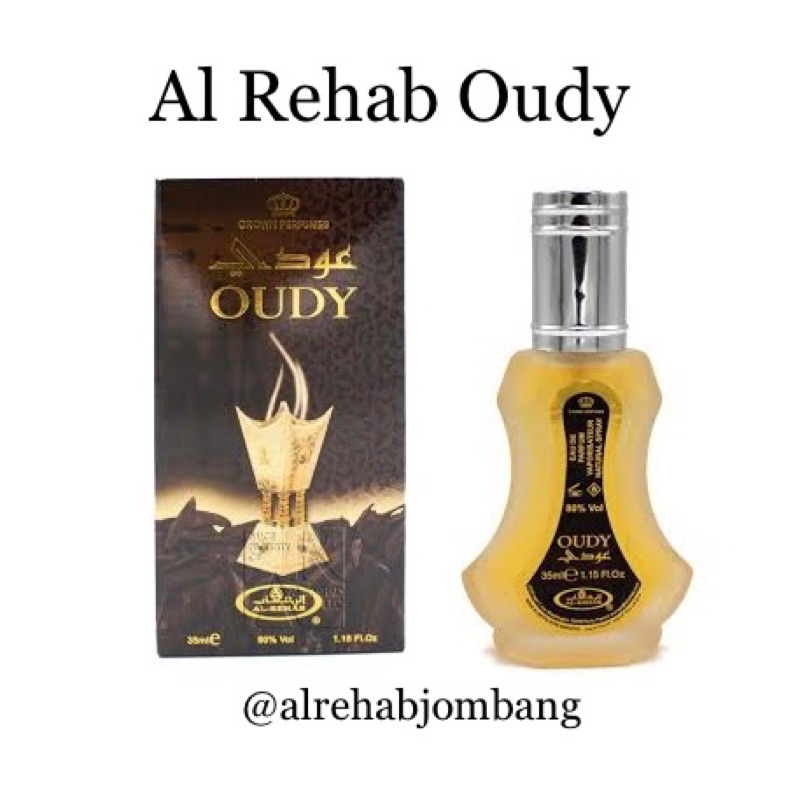 Parfum Al Rehab Oudy 35ml Spray Original Parfum Arab