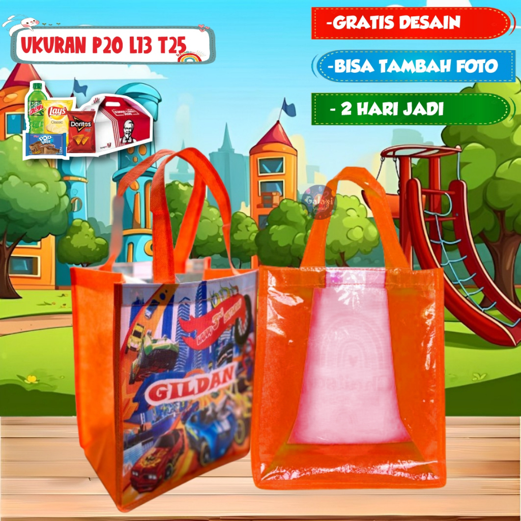 

TAS ULTAH POTRAIT MIX MIKA / Tas Ulang TahunPotrait Kombinasi mika/ Tas Ulang Tahun Custom/Tas Ultah Murah/Goodie bag murah/Goodie bag karakter/Goodie bag custom/Tas ultah kuda poni/Tas ultah Freefire/Tas ultah Barbie/Tas Ultah Kartun