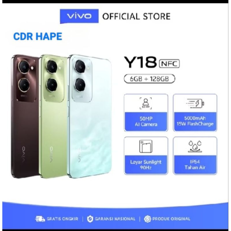 VIVO Y18 ram 6/128