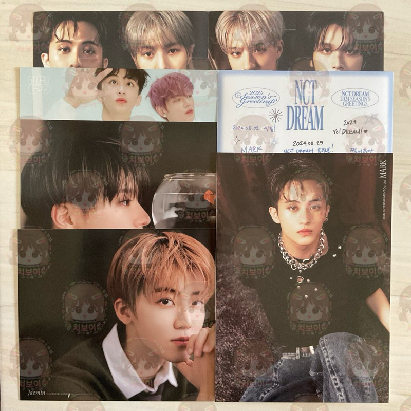 POSTCARD TAEYONG MARK JENO HAECHAN JAEMIN SEASONS GREETINGS 2019 2020 2022 2023 2024 4 CUT FILM PHOT