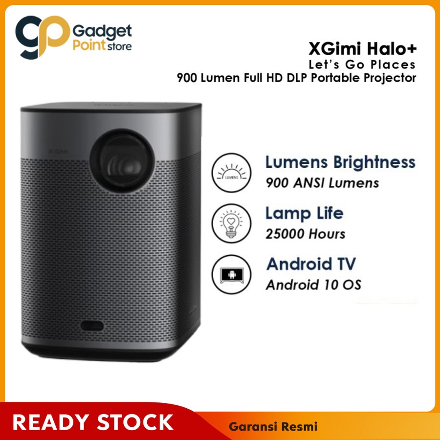 Xgimi Halo+ 900 Lumens Halo Plus Full HD DLP Portable Projector
