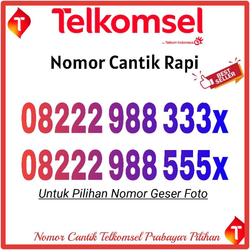 nomor cantik Telkomsel - nomor cantik Telkomsel simPATI 222 555 333