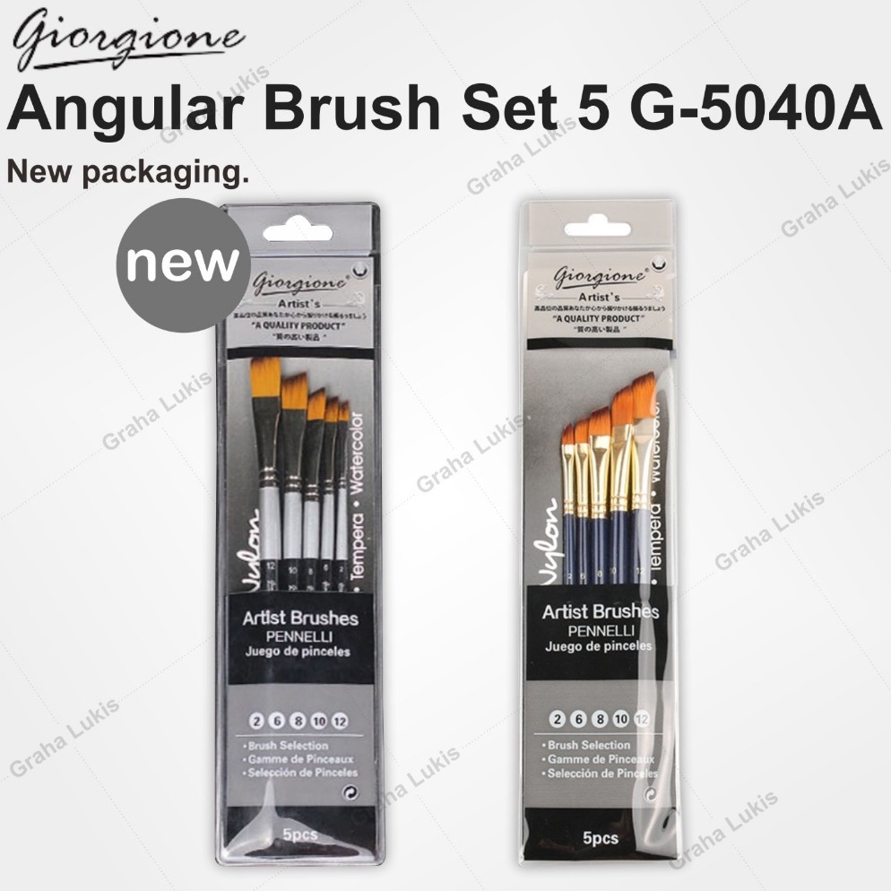 

KODE X24H Giorgione Angular Brush Kuas Giorgione Set 5 G54A