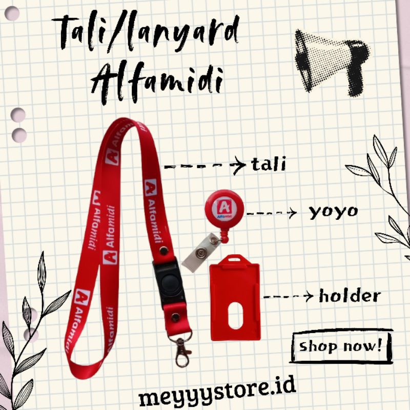 

Tali / Lanyard ALFAMIDI [Stok Melimpah] Termurahhh!!! readyyy