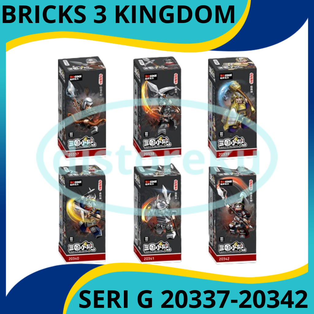 DECOOL BRICK DE COOL BRICKS THREE KINGDOM SAMKOK 3 RAJA BAIMA CONGYI DANYANG BING XIAN ZHEN YING HU 