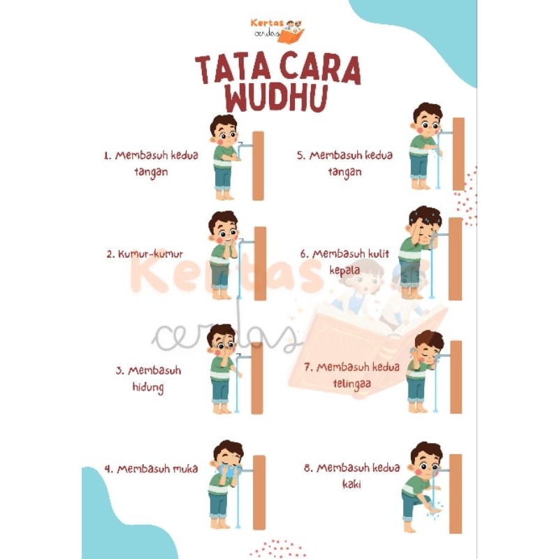 

POSTER EDUKASI ISLAMI ANAK BELAJAR WUDHU