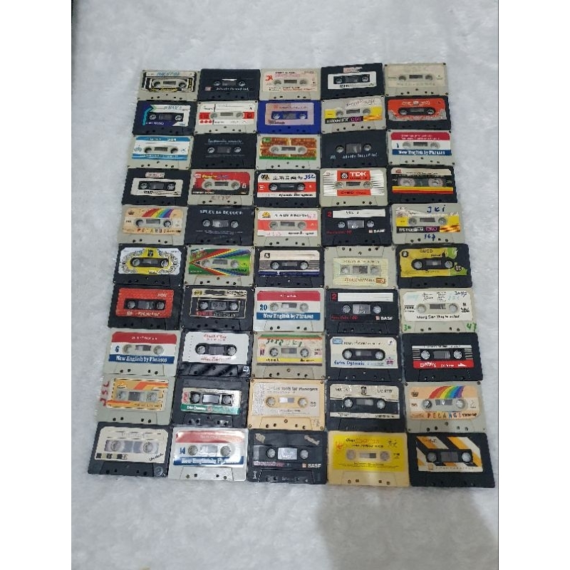 Kaset Pita Tape Lawas Untuk Dekorasi (Harga untuk per 10pcs)